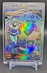 CEEDEE LAMB RAINBOW HOLO FOIL GOLD ILLUSIONS WITH CASE NFL DALLAS COWBOYS - Picture 1 of 7