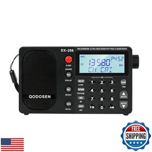 QODOSEN DX-286 Portable Radio, with TEF6686 Automotive Chip,LW,AM, FM, Shortw - Picture 1 of 5