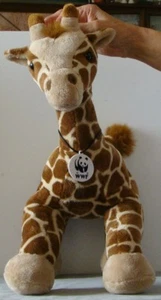 EUC Retired BAB Build A Bear WWF GIRAFFE Voice says I LOVE U GRANDMA w.Medallion - Picture 1 of 6