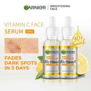 Garnier Bright Completo 30x Vitamina C Niacinamide Booster Siero Sbiancante Pelle - Foto 1 di 7