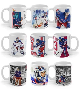  New York Rangers ART Mug Coffee Tea Gift Fun Team Hockey Souvenir - Picture 1 of 61