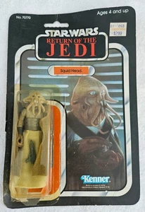 VINTAGE 1983 KENNER STAR WARS ROTJ SQUID HEAD M/NM MIT GEÖFFNETEM BLISTER - Bild 1 von 8