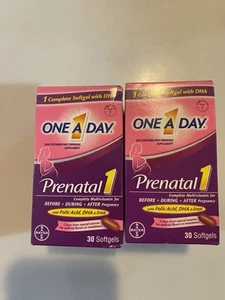 One A Day Prenatal 1 Multivitamin/Multimineral Supplement 60 Softgels Exp05/2025 - Picture 1 of 2