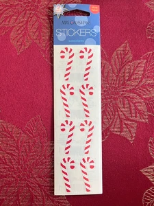 VERY RARE & LAST 1 - CANDY CANES MRS GROSSMAN'S STICKERS (3 SHEETS) - Picture 1 of 1