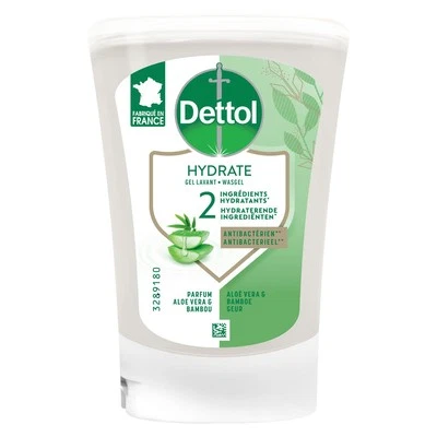 [3025661-6] DETTOL Lot de 6 Flacons de 250 ml Recharge Savon No Touch Aloe Vera - Photo 1/2