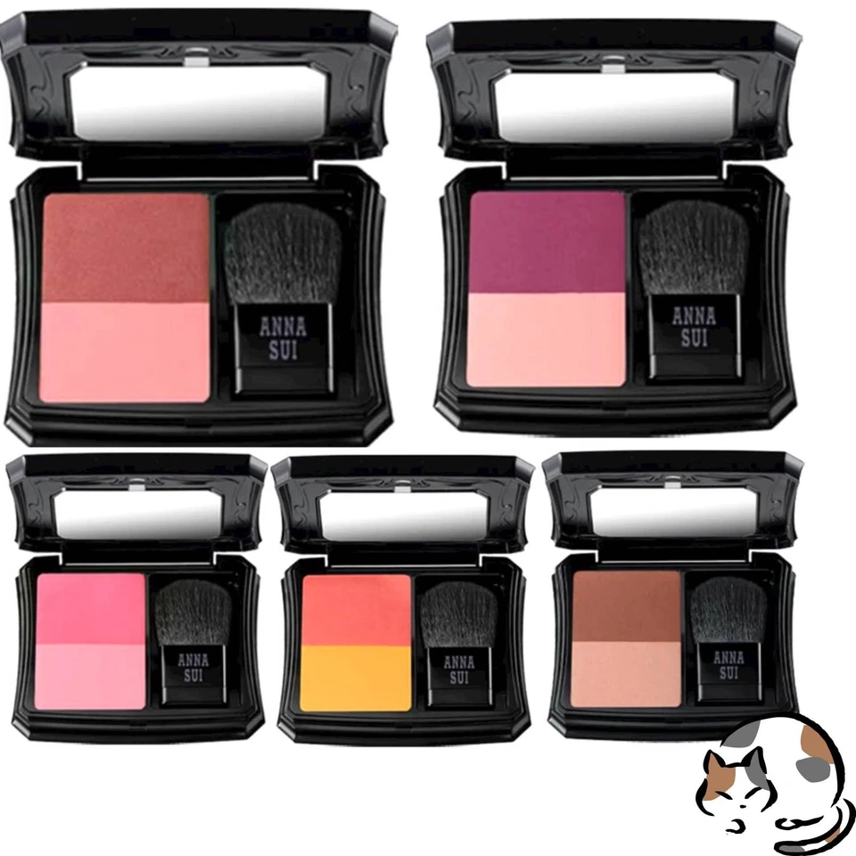 ANNA SUI Compact Teak 0.2 OZ 6g Tono 300 301 302 600 700 Auténtico Japón Foto 1 de 1