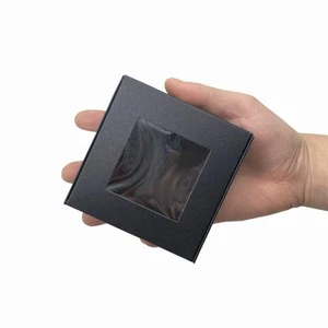20Pcs Kraft Paper Window Boxes Clear Plastic Gift Wrapping Box Small Wedding ... - Picture 1 of 4