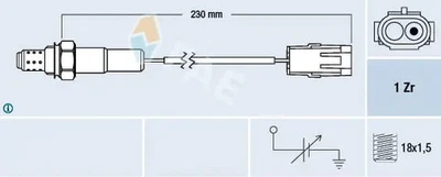 Sonda lambda non riscaldato 77103 FAE per RENAULT 19 II CLIO I 19 II Chamade - Immagine 1 di 4