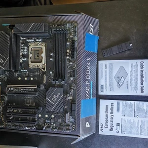 *** Faulty*** Msi PRO B760-P WIFI DDR4 II Socket 1700/B760/Ddr4 - Afbeelding 1 van 11