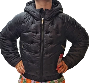 NEW THE NORTH FACE MASHUP HOODIE JACKET TNF Black Girls Large Puffer - Picture 1 of 4
