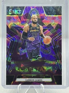 2024-25 Select Lebron James Lodestars #12 Purple Ice /75 Lakers Color Match - Picture 1 of 10