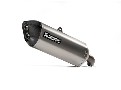 Silenciador de escape Akrapovic Slip-On Line (titanio) para Suzuki V-STROM Foto 1 de 4