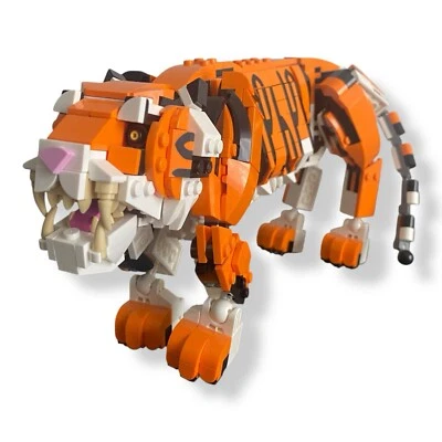 LEGO CREATOR 3-in-1 : Majestic Tiger (31129) Tiger Complete Build Only As Shown - Image 1 of 4