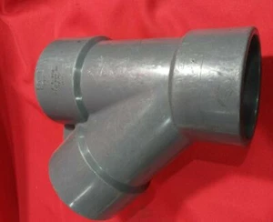 Spears 875-040 4" PVC Y Coupling - Picture 1 of 4
