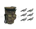 Tall Bucket Seat 6 x Plastic or Flocked Pigeon Shell Decoys Hunting Seat Storage