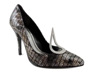 J.Renee Women's Tribute Pumps Marked Snake Print Leather Size 6.5 M - Picture 1 of 6