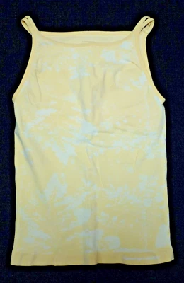 Moving Comfort Mujer Amarillo Estampado Elástico Sin Costuras Sujetador Deportivo Top Talla M/L Foto 1 de 3