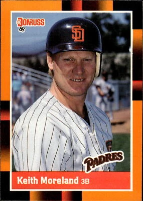 1988 Donruss Baseball's Best #266 Keith Moreland - Image 1 of 2