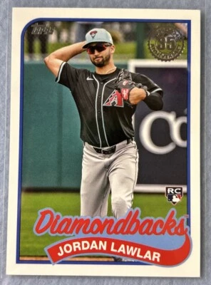 2024 Topps Update Jordan Lawlar RC 1989 35th Anniversary 89US-40 Diamondbacks - Image 1 of 2
