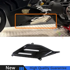 For Ducati Panigale V4 18-21 Dry Carbon Fiber Underbody Side Panel Cover Replace - Picture 1 of 6