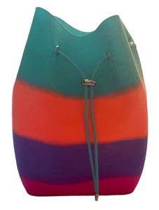 Yummy Gummy Silicone Bucket Backpack By American Jewel- BIRTHDAY CAKE 13.5” Tall - Picture 1 of 6