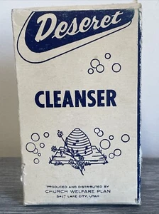 Rare Vintage Box Of Deseret Cleanser LDS Church Welfare Plan ~ New Old Stock - Picture 1 of 5