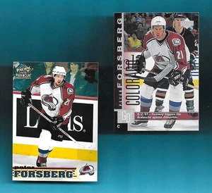 ¡AMBOS! ¡AVALANCHA PETER FORSBERG-COLORADO! 97 UD JUEGO FECHADO/98 Pacific Paramount - Imagen 1 de 2