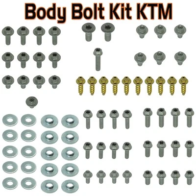 车身螺栓套件 适合 KTM 塑料挡泥板叉护罩 125 250 300 350 450 520 — 第 1/4 张图片