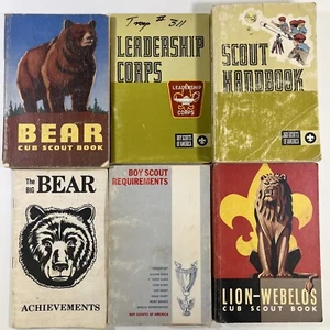 Vintage BSA Boy Scouts Of America Six (6) Book Lot!  - Picture 1 of 17