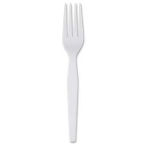 Disposable Plastic Fork Cutlery Heavyweight Party Supplies Tableware 1000 Packs - Picture 1 of 5