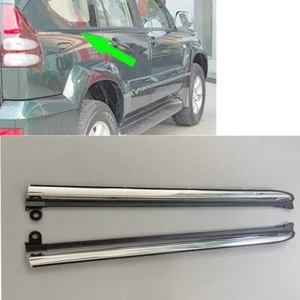 2x For Toyota Prado LC120 2003-2009 Rear Window LH RH Outer Silver Frame Cover - Picture 1 of 1