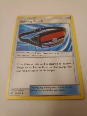 Pokémon TCG Dashing Pouch Crimson Invasion 92/111 Regular Uncommon - Image 1 of 3