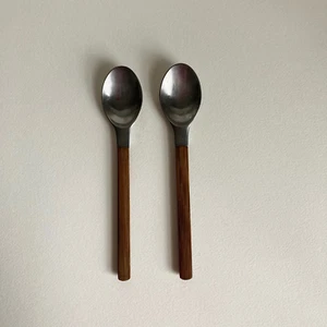 AS IS Vintage Dansk Toke Flatware – Dinner Spoon – 2 Count - Denmark, Danish Mod - Picture 1 of 7