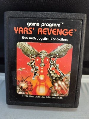 Yars' Revenge Atari 2600 Video Game Program Cartridge 1986 Arcade Vintage - Image 1 of 4