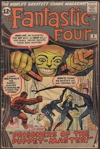 Fantastic Four 8 - 1st Appearance of the Puppet Master! - Picture 1 of 2