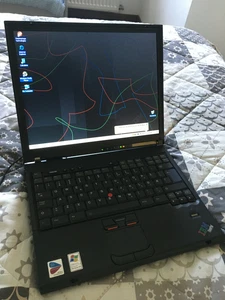 IBM Thinkpad T42 Parallel Port Genuine Windows XP 1.7GHz 1.5Gb RAM Mint Rare