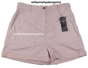 M&S Womens Marks and Spencer Pink Shorts Size 14 12 - Picture 1 of 6