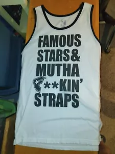 Famous Stars and Mutha F**kin’ Straps Bold Spellout OG Jersey Travis Barker - Picture 1 of 7