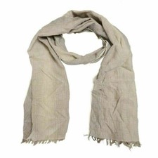 John Galliano Women's Beige Logo Print Scarf