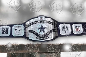 Dallas Cowboys Super Bowl NFL Football Championship Fan Belt 2mm Brass - Picture 1 of 1