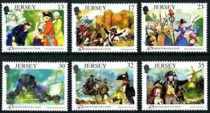 1989 ROYAL MAIL JERSEY FULL SET OF FRENCE REVOLUTION STAMPS FINE USED - Picture 1 of 1