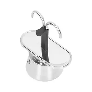 Stainless Steel Moka Pot 100ml Dual Pipe Anti Scald Durable Food Grade Mocha - Picture 1 of 12