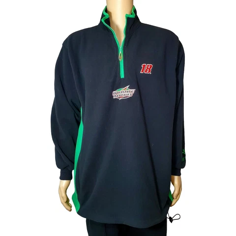 Chase Authentics NASCAR Bobby Labonte Interstate Batteries Pullover Jacket Sz L Cover