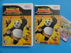 NINTENDO WII KUNG FU PANDA LEGENDARY WARRIORS - SOLO ESTUCHE Y MANUAL - SIN DISCO DE JUEGO - Imagen 1 de 3