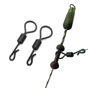 Accessori pesca alla carpa girevoli cambio rapido corpo lungo grandi occhi rotante - Foto 1 di 6