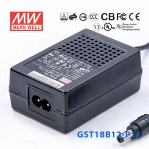 Mean Well GST18B12-P1J Power Supply 18W 12V - Picture 1 of 5