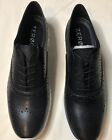 Cole Haan Zerogrand  Mens 9M Black Laser Wingtip Oxford Leather Shoes C34657