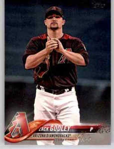 2018 Topps Series 1 Zack Godley Base Card MLB PWE Set Break Diamondbacks #295 - Picture 1 of 2