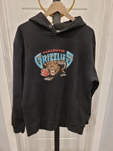 Vintage Vancouver Grizzlies Hoodie Sweatshirt Size XL NBA Good Condition Cover