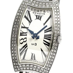 BEDAT&Co NO.3 384 Diamond Bezel Silver Dial Quartz Ladies Watch_741989 - Picture 1 of 6